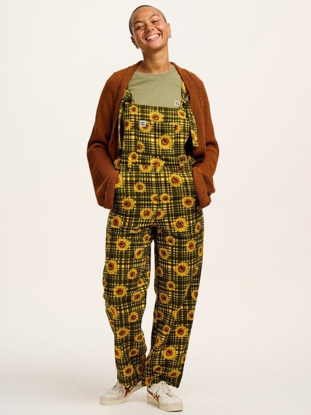 Lucy & Yak Sunflower Overalls Easton Dungarees Size 8 Long